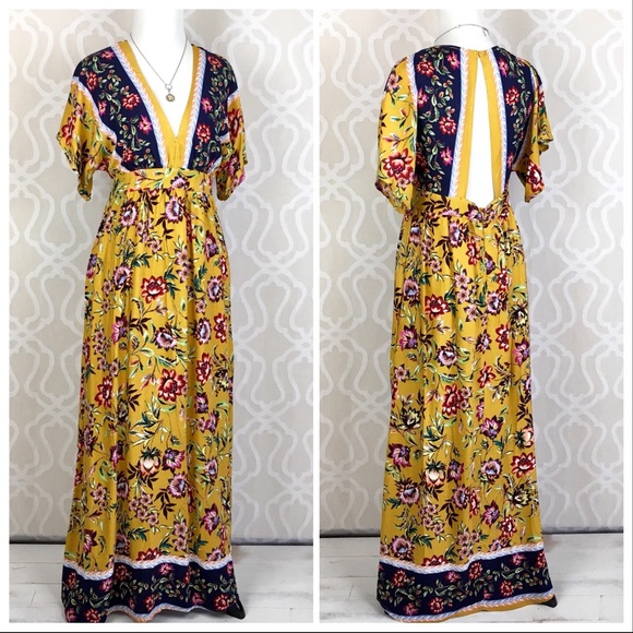 *LAST 2* Wildflower Boho Prairie Maxi - Picture 2 of 8